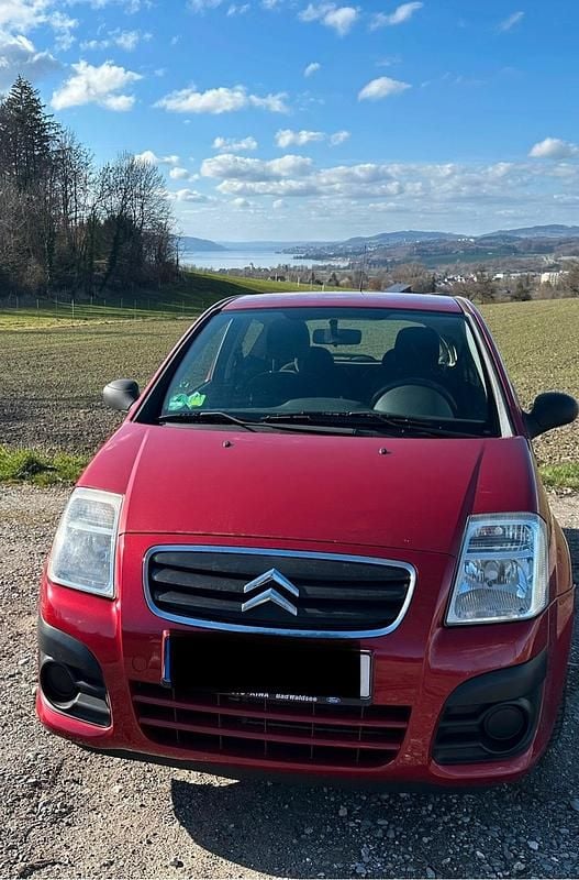 Gebraucht Citroën C2 60 PS (44 kW) 2009 Rot Kleinwagen
