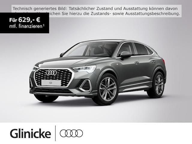 Grau Gebraucht 2023 Audi Q3 Sportback S-Line SUV | 52.420 € - Bild 1/3