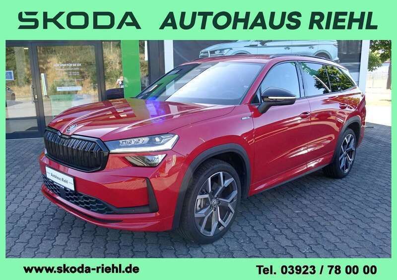 Velvetrot metallic Gebraucht 2025 Skoda Kodiaq SportLine SUV | 48.850 € (Fairer Preis) - Bild 1/4