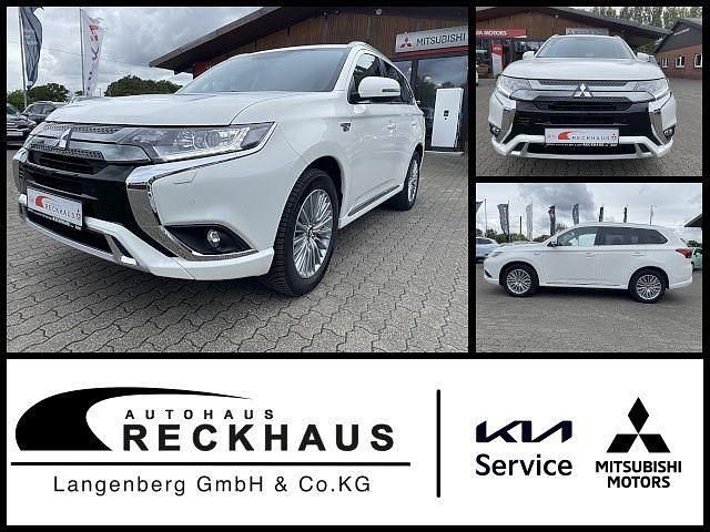 Weiß (andenweis (weiß)) Gebraucht 2020 Mitsubishi Outlander P-HEV Basis SUV | 21.850 € (Fairer Preis) - Bild 1/4