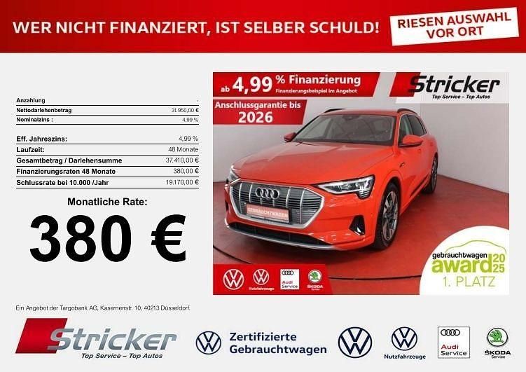 Catalunyarot metallic (metallic) Gebraucht 2021 Audi e-tron Advanced Plus SUV | 31.949 € (Guter Preis) - Bild 1/4