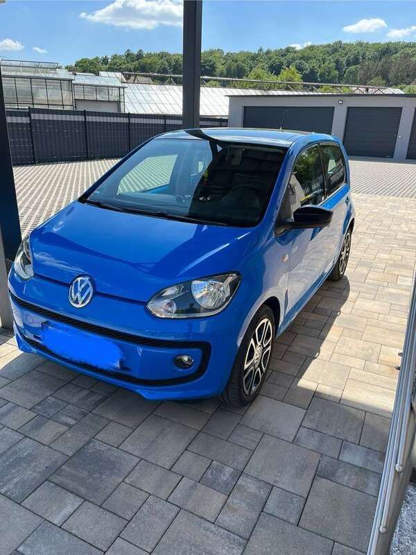 Blau Gebraucht 2014 VW up! Kleinwagen | 6.280 € (Fairer Preis) - Bild 1/4