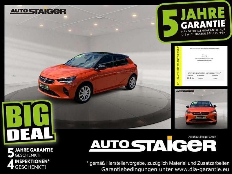 Power orange/dynamik orange Gebraucht 2022 Opel Corsa-e Edition Kleinwagen | 15.489 € (Guter Preis) - Bild 1/4