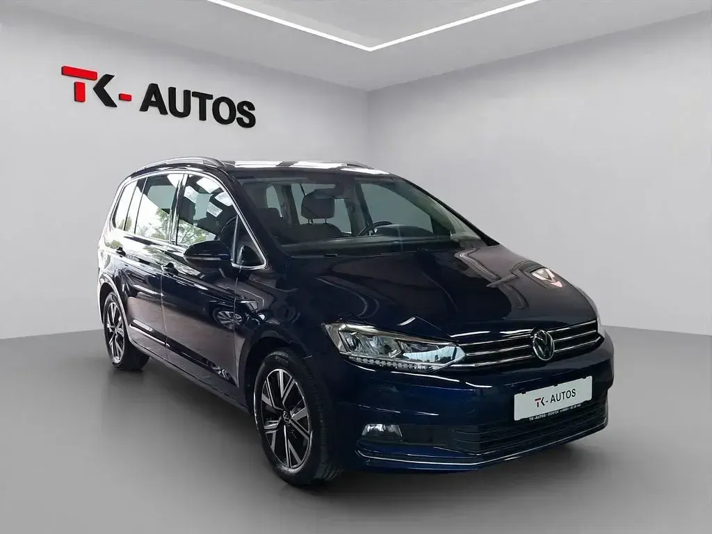 Gebraucht VW Touran Highline 150 PS (110 kW) 2021 Atlantic blue Van / Kleinbus
