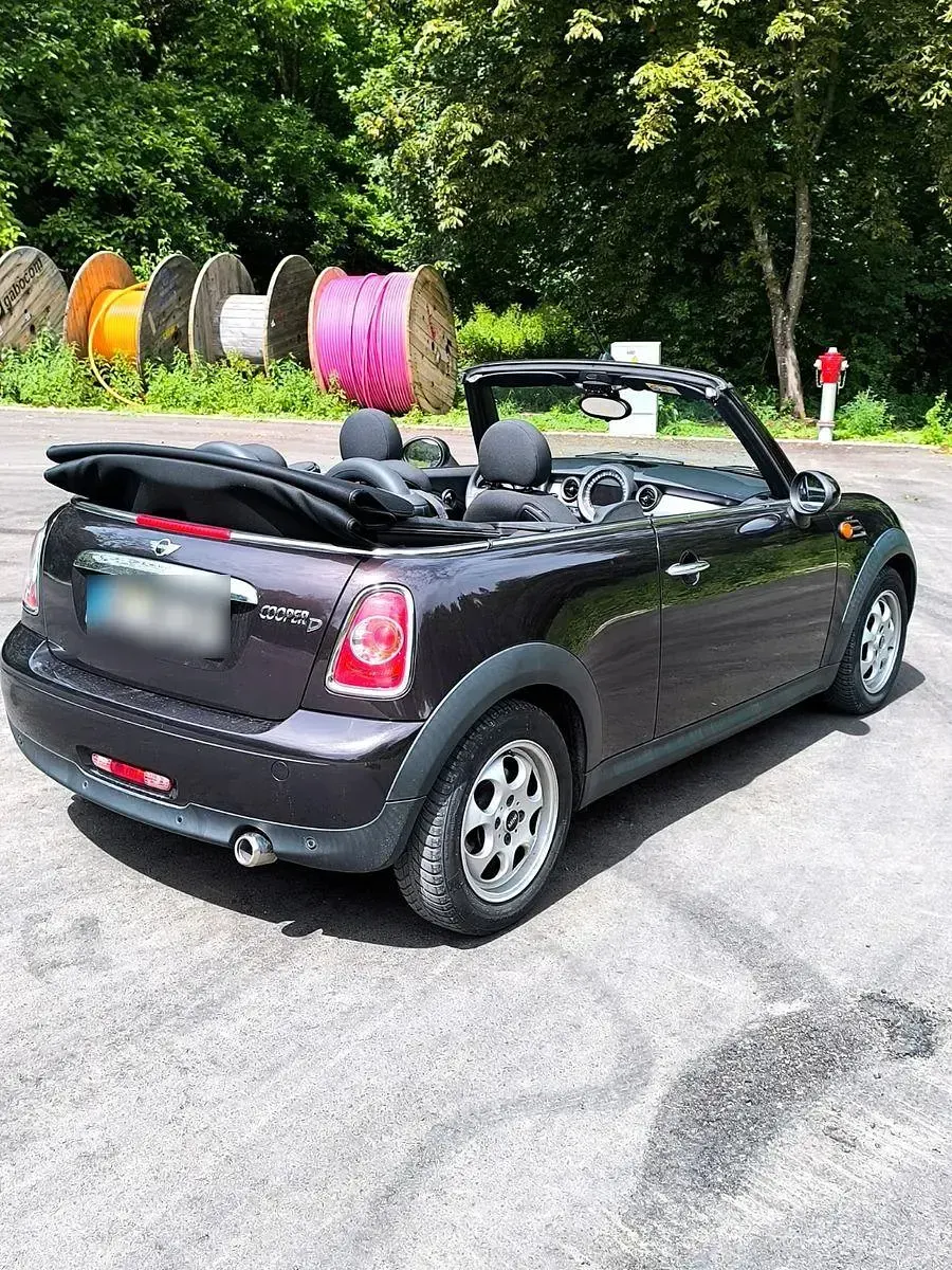 Gebraucht Mini Cooper D Cabriolet 111 PS (81 kW) 2014 Braun Cabrio