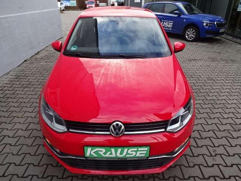 Gebraucht VW Polo Allstar 60 PS (44 kW) 2016 Flashrot Kleinwagen