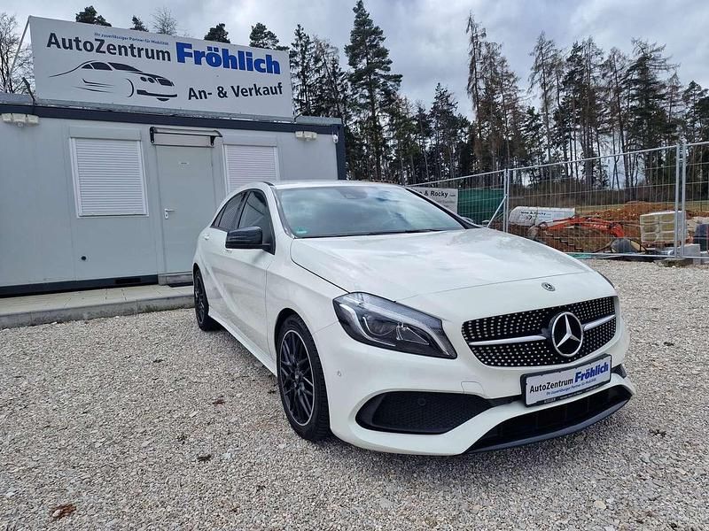 Gebraucht Mercedes A200 AMG 156 PS (114 kW) 2018 Calcitweiss  unilack Kleinwagen