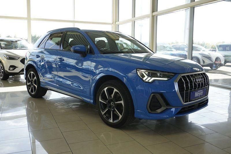 Blau Gebraucht 2021 Audi Q3 S-Line SUV | 25.810 € (Superpreis) - Bild 1/4