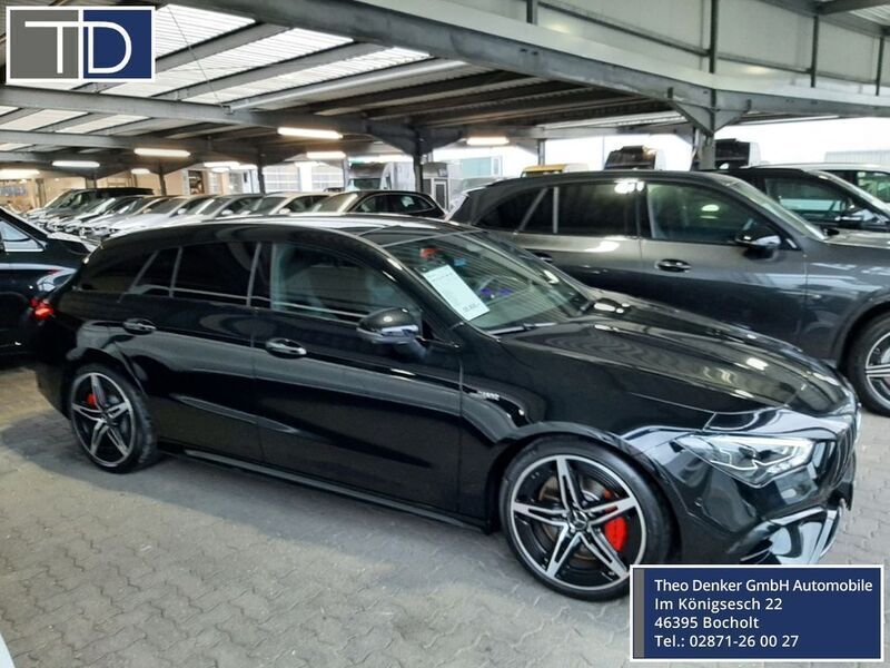 Black metallic Gebraucht 2024 Mercedes CLA45 AMG Shooting Brake AMG Kombi | 56.900 € (Etwas zu teuer) - Bild 1/4