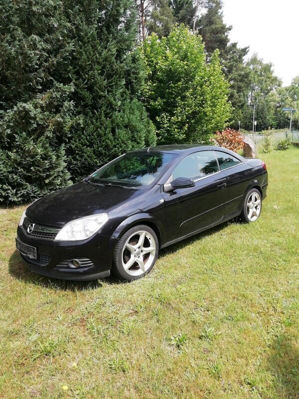Schwarz Gebraucht 2008 Opel Astra Cabriolet Cabrio | 1.250 € (Superpreis) - Bild 1/4