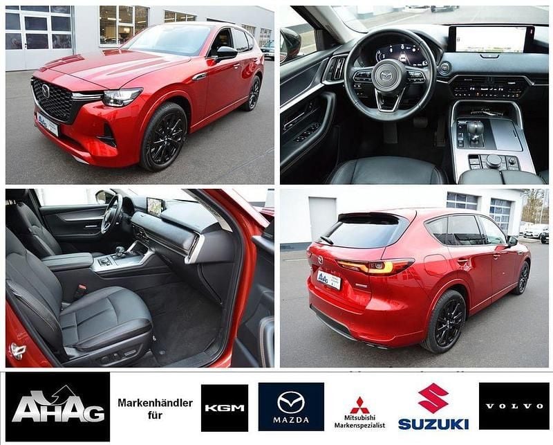 Magmarot metallic (metallic) Gebraucht 2022 Mazda CX-60 Homura-Line SUV | 37.700 € (Guter Preis) - Bild 1/4