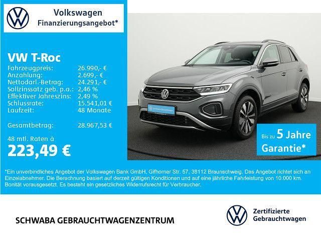 Indiumgrau metallic Gebraucht 2024 VW T-Roc Move SUV | 26.990 € (Fairer Preis) - Bild 1/4