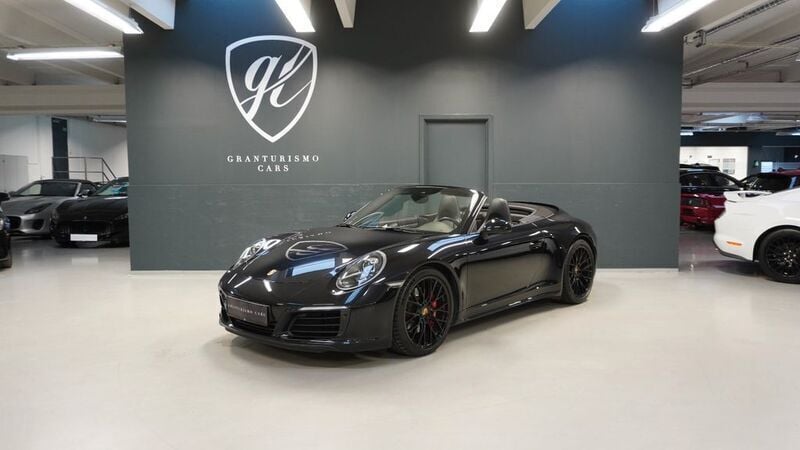 Schwarz Gebraucht 2016 Porsche 911 Carrera 4S Cabriolet Sport Cabrio | 90.960 € (Superpreis) - Bild 1/4