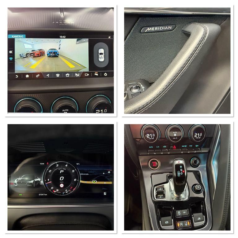 Gebraucht Jaguar F-Type R-Dynamic 300 PS (220 kW) 2021 Schwarz Cabrio