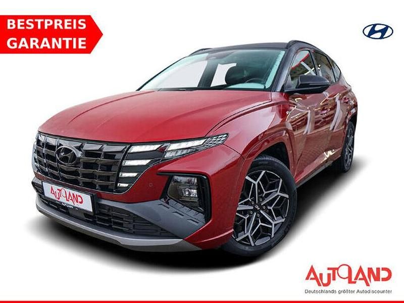 Rot Gebraucht 2021 Hyundai Tucson N Line SUV | 29.950 € (Teuer) - Bild 1/4