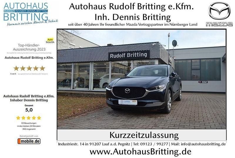 Blau Gebraucht 2025 Mazda CX-30 Center-Line SUV | 29.990 € (Superpreis) - Bild 1/4