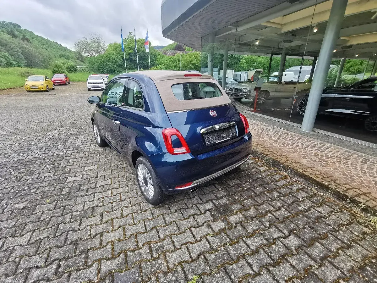 Gebraucht Fiat 500C Lounge 69 PS (50 kW) 2018 Blau Cabrio