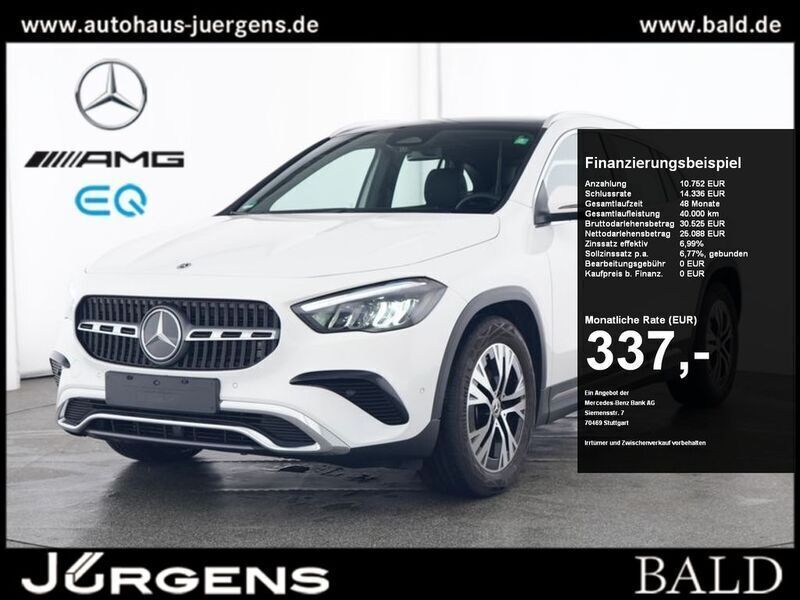 Weiss polarweiss Gebraucht 2024 Mercedes GLA180 Progressive SUV | 35.880 € (Fairer Preis) - Bild 1/4