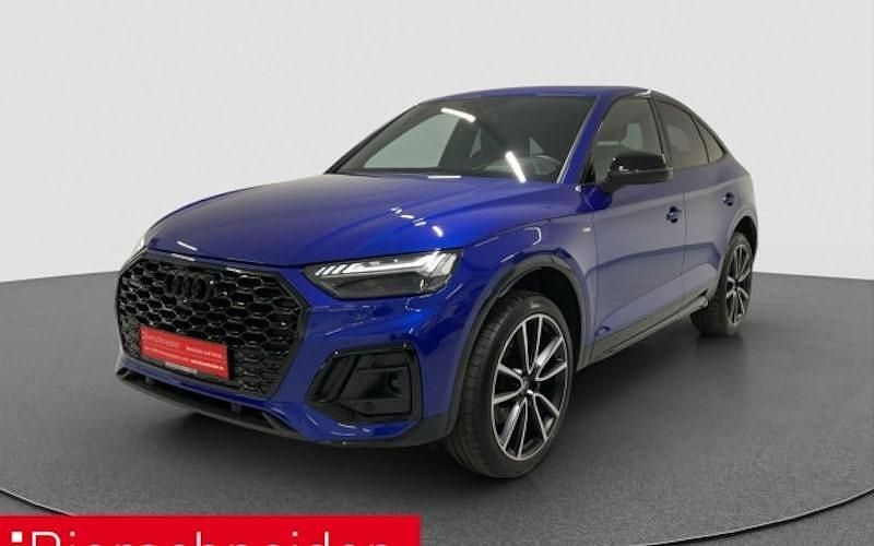 Ultrablau metallic Gebraucht 2023 Audi Q5 Sportback S-Line SUV | 55.950 € (Teuer) - Bild 1/4