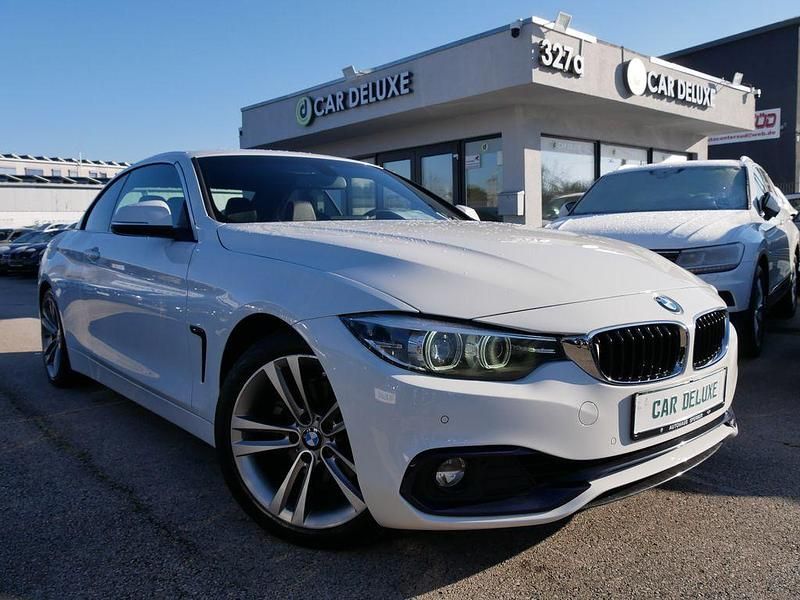 Weiß Gebraucht 2018 BMW 430 Cabriolet Sport Line Cabrio | 29.999 € (Etwas zu teuer) - Bild 1/4