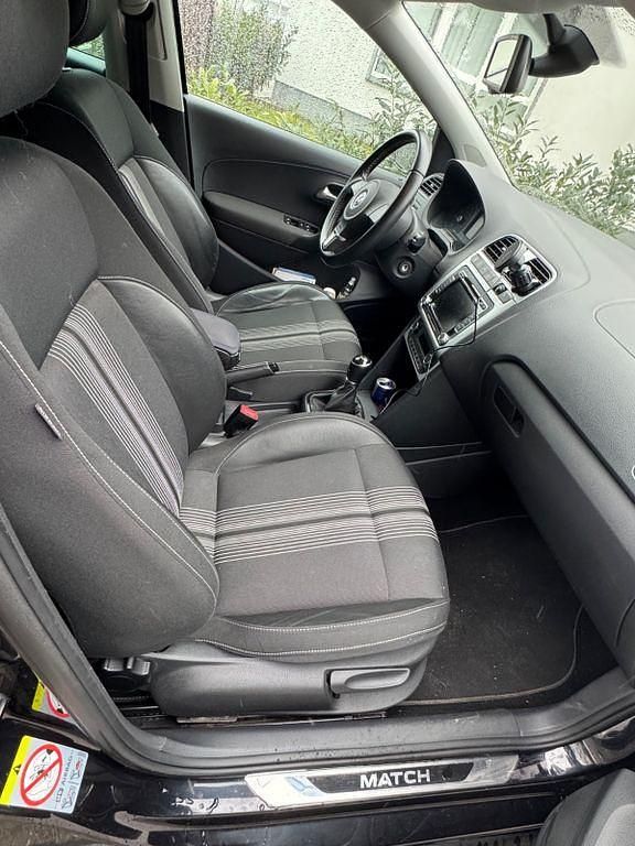 Gebraucht VW Polo Trendline 69 PS (50 kW) 2012 Schwarz Kleinwagen