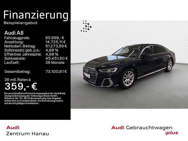Blau Gebraucht 2025 Audi A8 Ambiente Limousine | 65.999 € (Guter Preis) - Bild 1/4