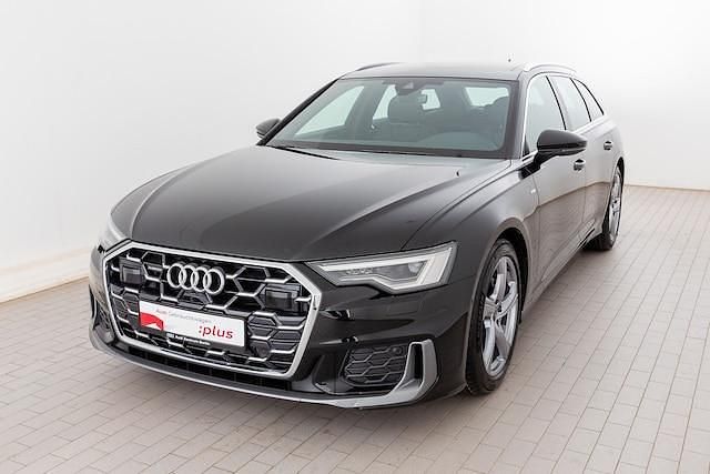 Mythosschwarz metallic Gebraucht 2024 Audi A6 S-Line Kombi | 52.900 € (Teuer) - Bild 1/2