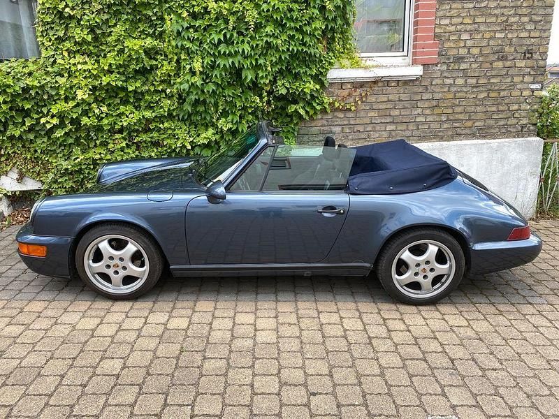 Gebraucht Porsche 911 Carrera Cabriolet 218 PS (160 kW) 1988 Blau Cabrio