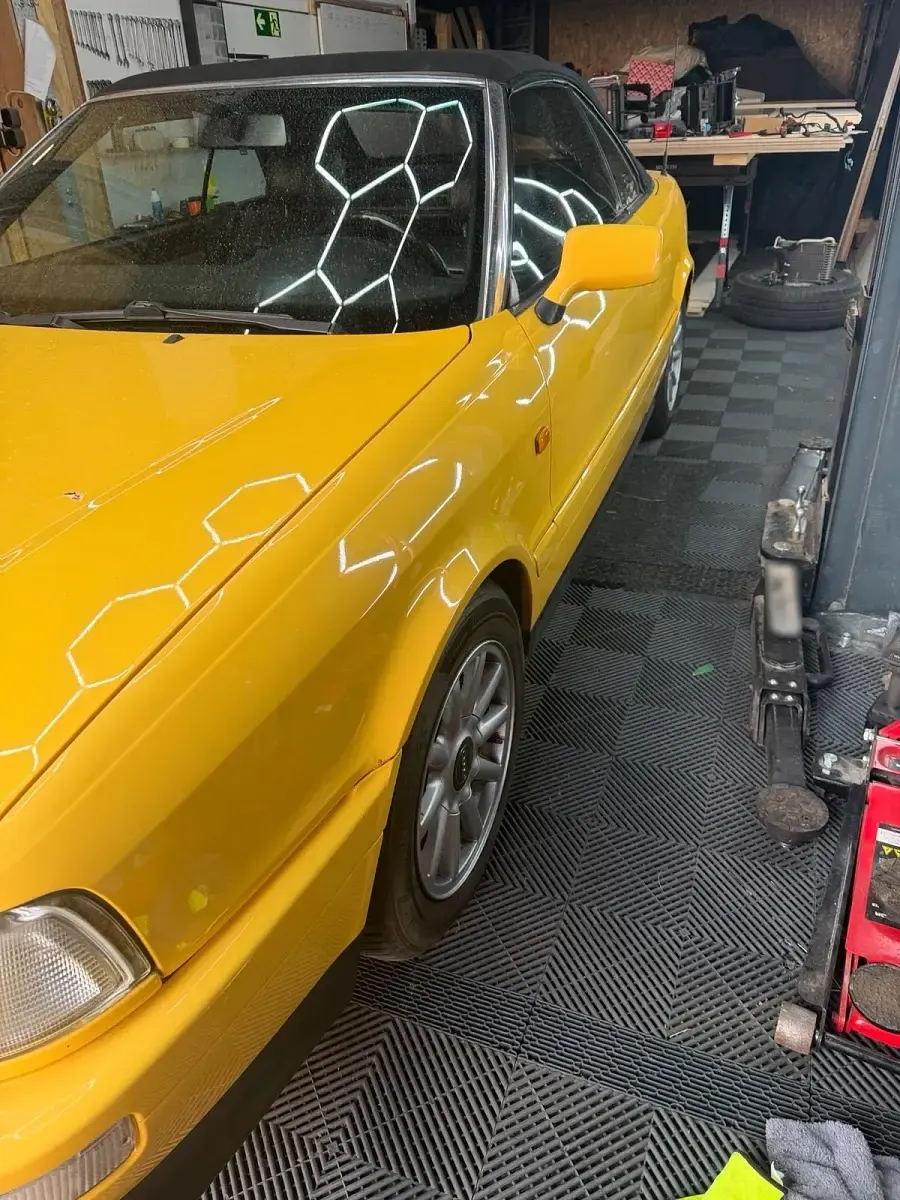 Used Audi Cabriolet 150 HP (110 kW) 1998 Yellow Cabriolet