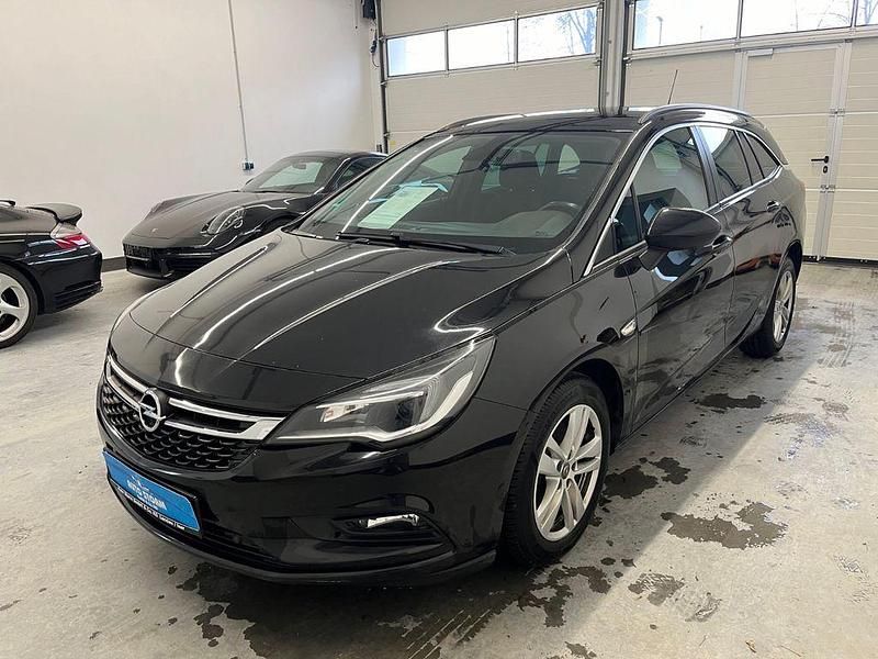 Onyx schwarz Gebraucht 2018 Opel Astra Business Kombi | 6.499 € (Guter Preis) - Bild 1/4