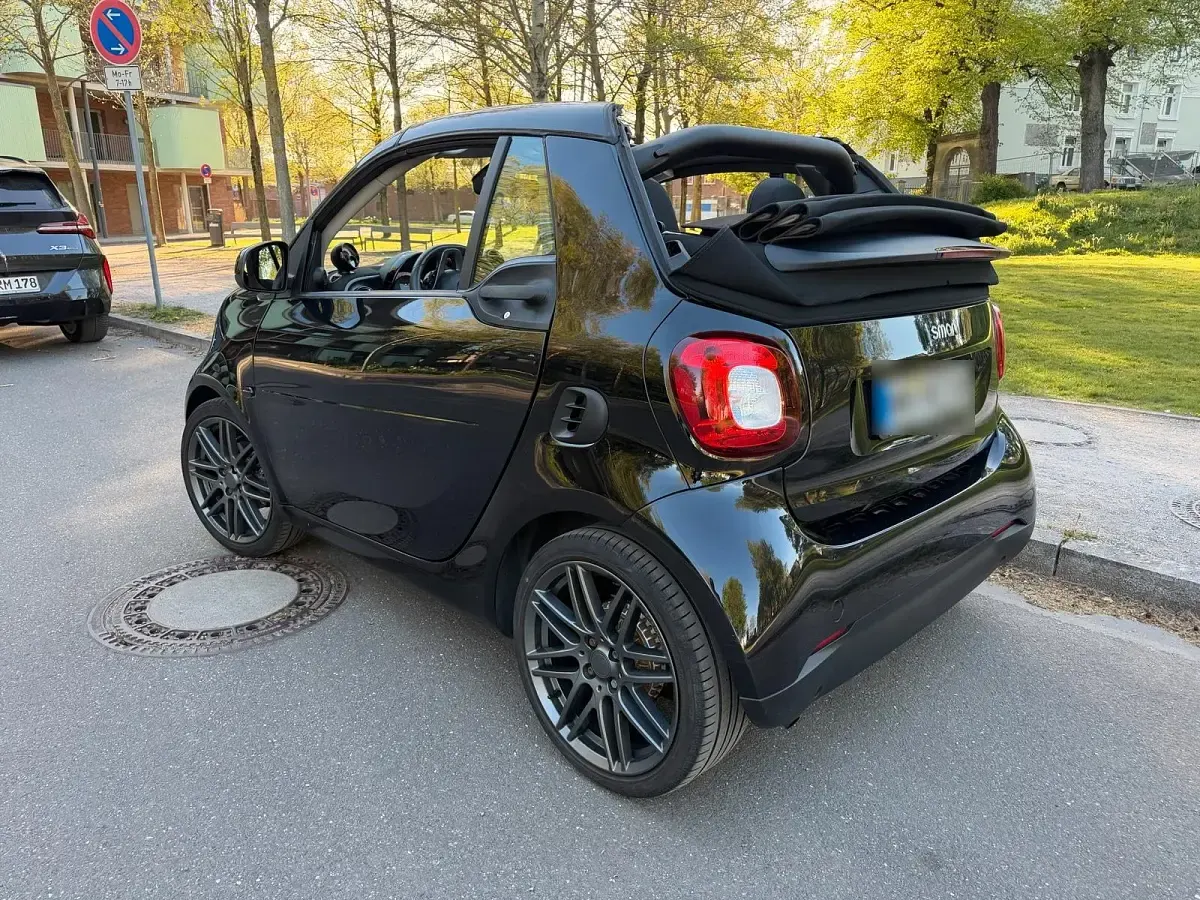 Occasion Smart ForTwo Cabrio Brabus 90 ch (66 kW) 2016 Noir Cabriolet