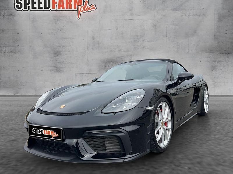 Schwarz Gebraucht 2021 Porsche Boxster Spyder Cabrio | 99.999 € (Superpreis) - Bild 1/4