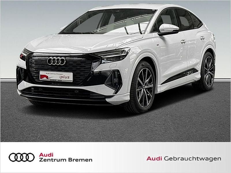 Gletscherweiß metallic Gebraucht 2022 Audi Q4 Sportback e-tron Ambiente SUV | 41.270 € (Etwas zu teuer) - Bild 1/4