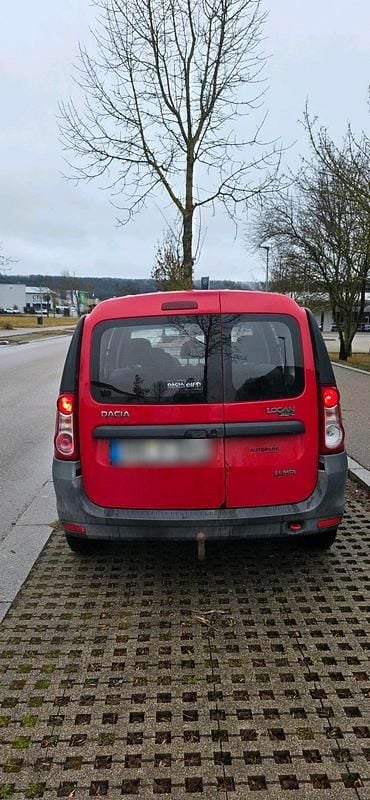 Gebraucht Dacia Logan MCV 74 PS (54 kW) 2009 Rot Kombi