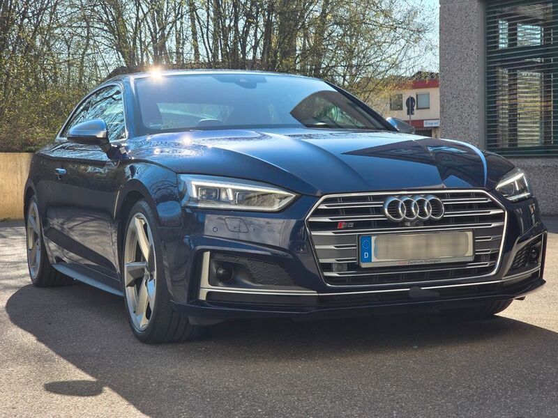 Blau Gebraucht 2017 Audi S5 Ambiente Coupé | 27.600 € (Fairer Preis) - Bild 1/4