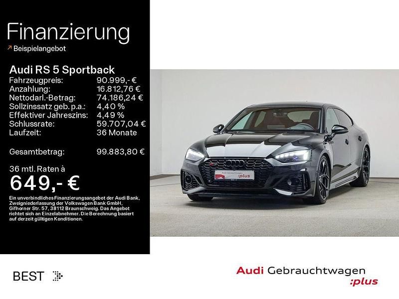 Gebraucht Audi RS5 Sportback Sport 470 PS (345 kW) 2024 Schwarz Limousine