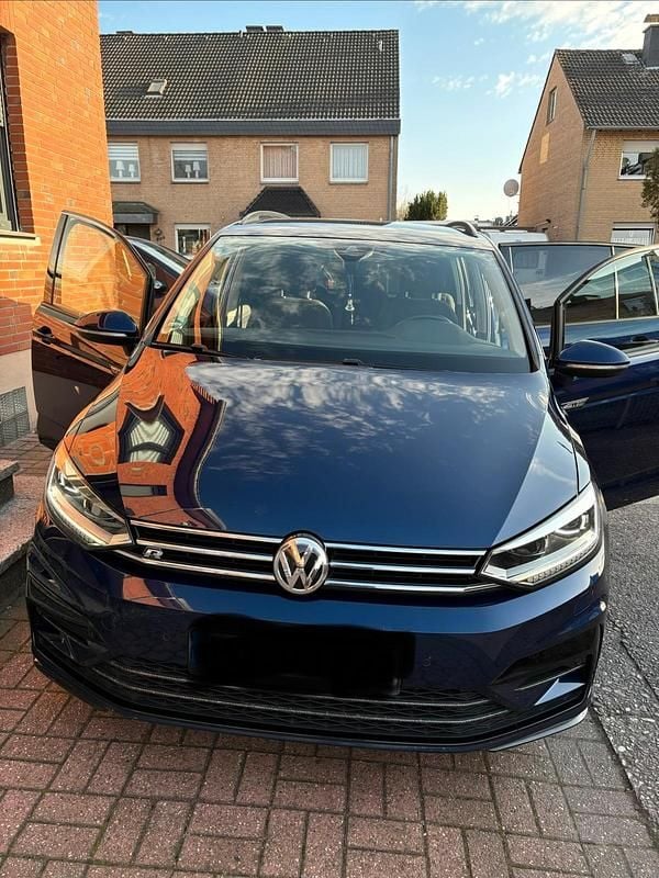 Gebraucht VW Touran R-line 150 PS (110 kW) 2016 Blau Van / Kleinbus