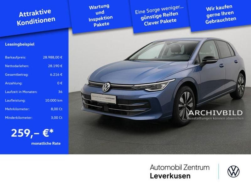 Anemonenblau Gebraucht 2024 VW Golf VIII Goal Limousine | 28.988 € (Guter Preis) - Bild 1/4