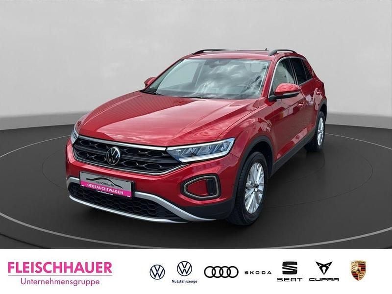 Rot Gebraucht 2022 VW T-Roc Life SUV | 18.990 € (Fairer Preis) - Bild 1/4