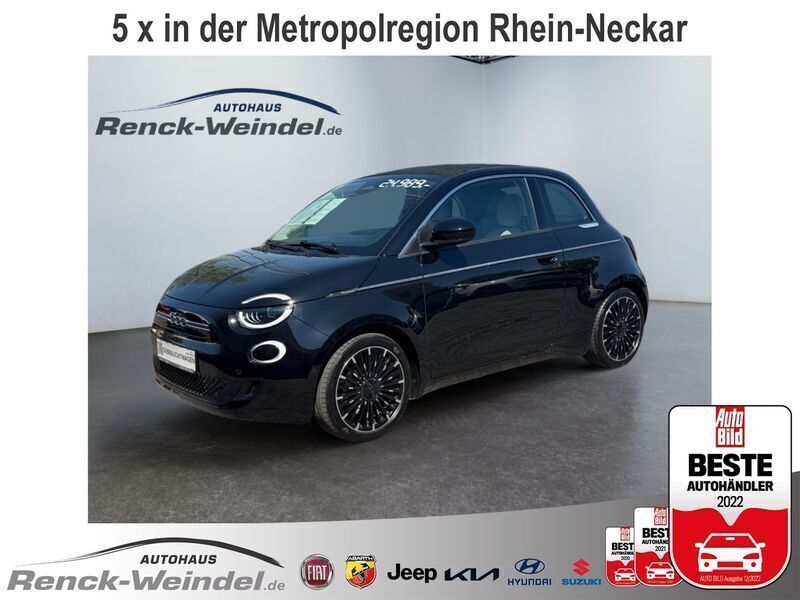 Schwarz Gebraucht 2022 Fiat 500e La Prima Cabrio | 24.989 € (Fairer Preis) - Bild 1/4