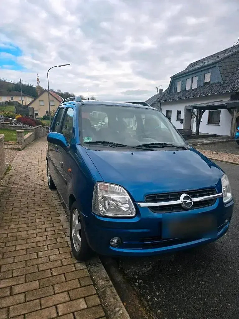 Occasion Opel Agila 75 ch (55 kW) 2003 Bleue Monospace