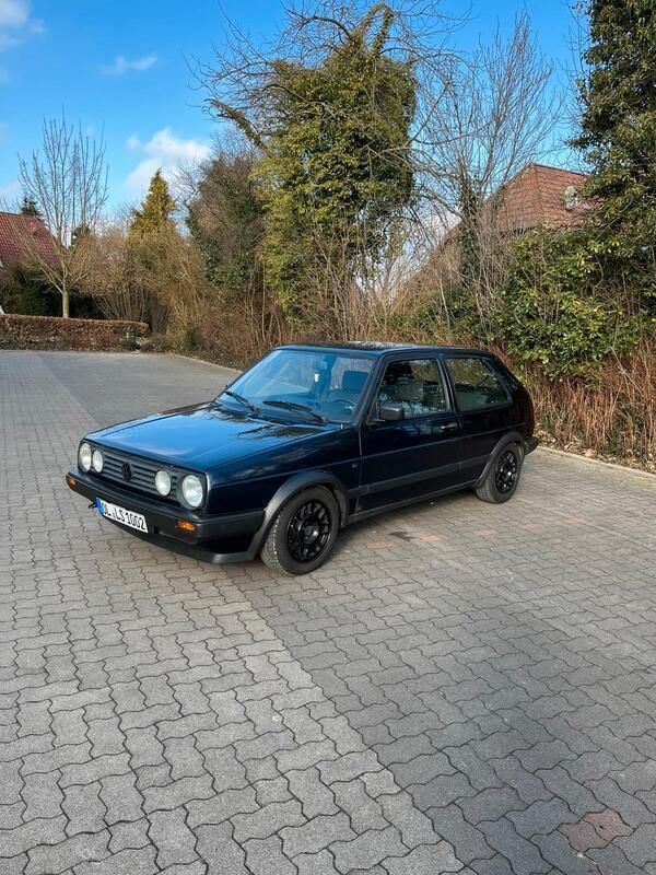 Blau Gebraucht 1990 VW Golf II GT Kleinwagen | 3.300 € - Bild 1/4