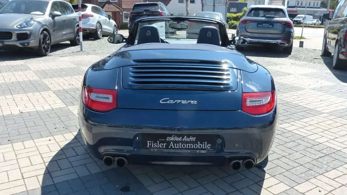Gebraucht Porsche 911 Carrera Cabriolet 345 PS (253 kW) 2010 Blau Cabrio