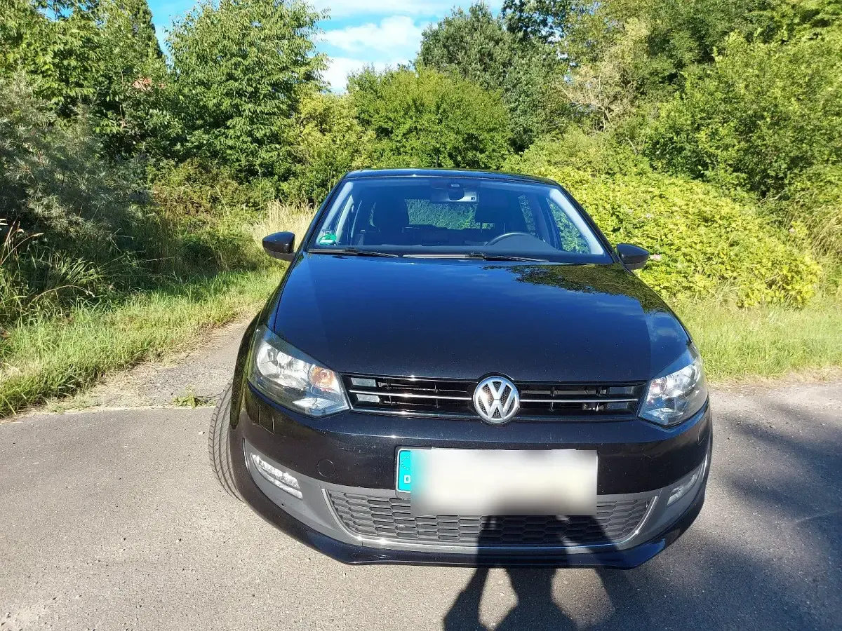 Gebraucht VW Polo Trendline 90 PS (66 kW) 2014 Schwarz Kleinwagen