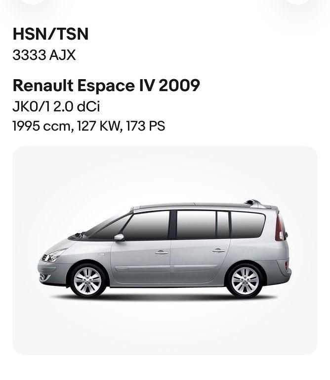 Gebraucht Renault Espace Initiale 181 PS (133 kW) 2009 Rot Van / Kleinbus