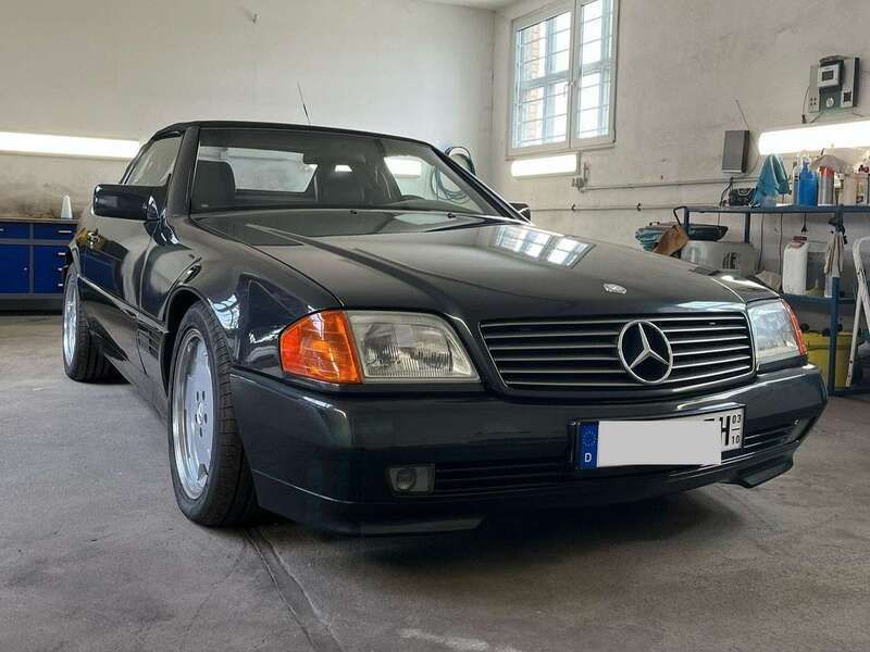 Schwarz Gebraucht 1993 Mercedes SL500 Cabrio | 18.990 € - Bild 1/4
