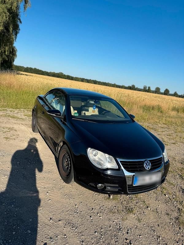 Schwarz Gebraucht 2009 VW Eos Cabrio | 1.600 € (Superpreis) - Bild 1/4