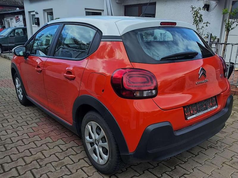 Gebraucht Citroën C3 Feel 82 PS (60 kW) 2017 Bicolour orang / weiss Kleinwagen