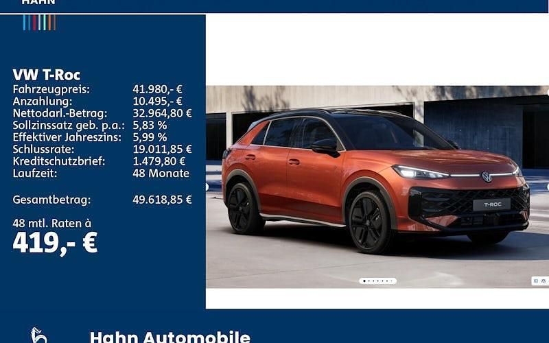 Neu VW T-Roc R-line 150 PS (110 kW) 2026 Rot SUV