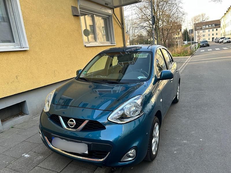 Gebraucht Nissan Micra 80 PS (58 kW) 2013 Blau Kleinwagen